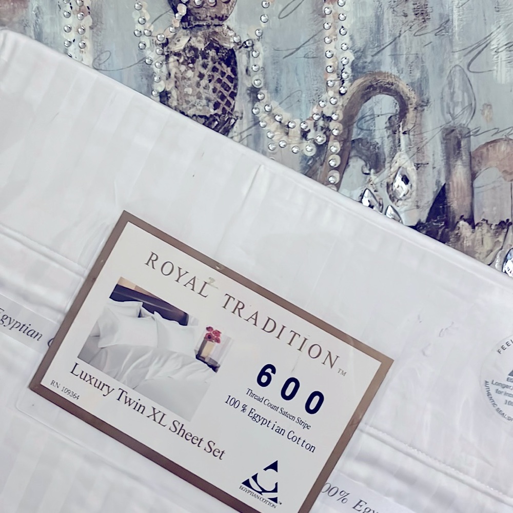 🛏 • ☁️👌🏻☁️• 👑 Royal x 600 x Egyptian• 👑☁️👑